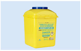 DISPOSABLE NEEDLE BOX 10 LITER