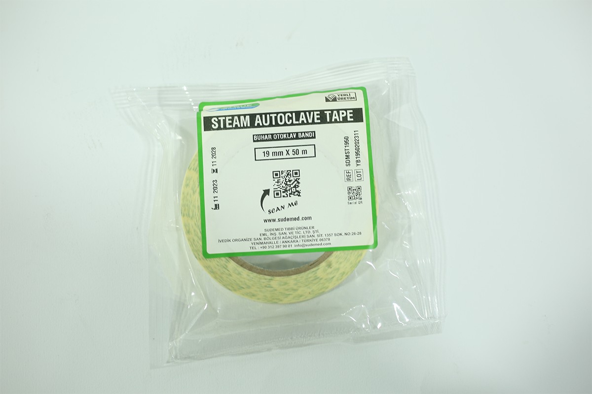STEAM AUTOCLAVE TAPE 3/4/50 METERS