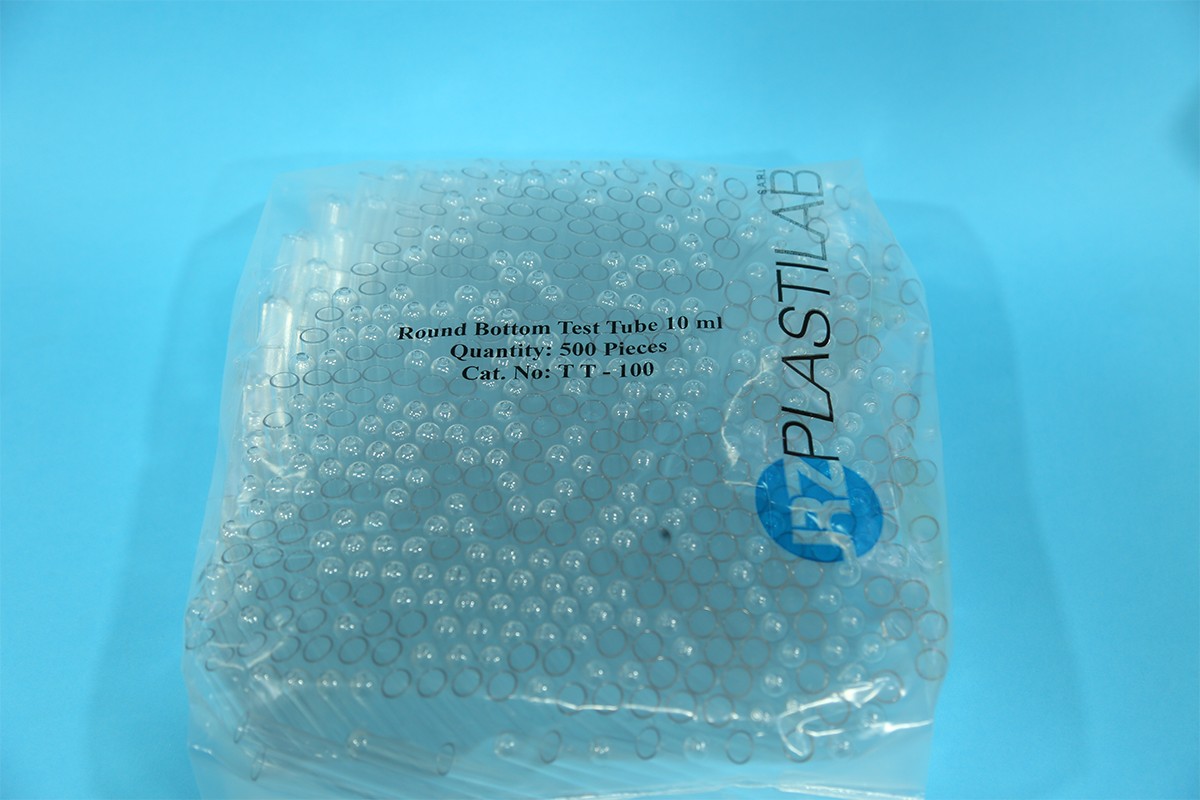 ROUND BOTTOM TEST TUBE 10ML (500 PCS) / JRZ 