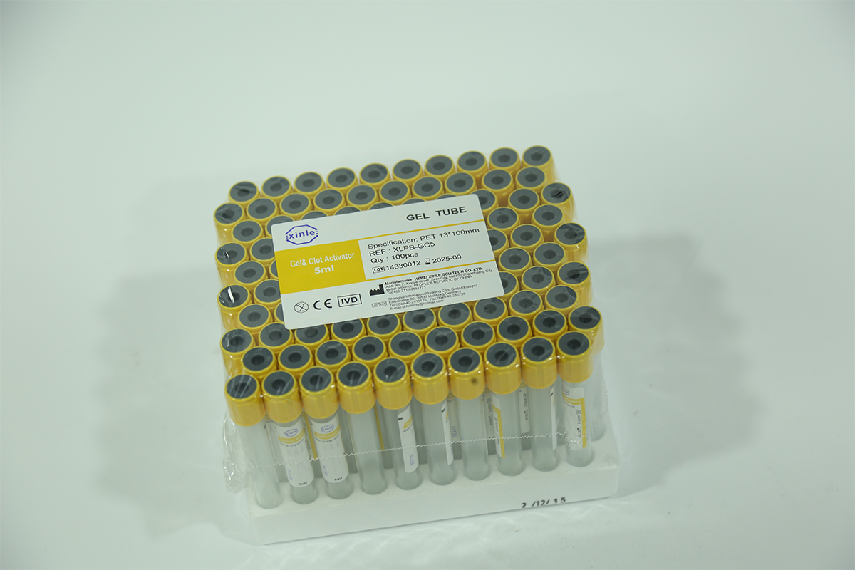 VACCUTEST GEL + CLOT ACT 5ML 100TUBES